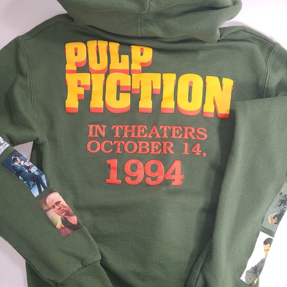 Other - Pulp Fiction Hoodie 2019 Miramax Movie Promo Green Size S Graphic Sweatshirt GUC